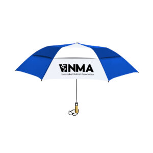 NMA 0222 Online Store Round 1 Golf Umbrella Royal.White Asi